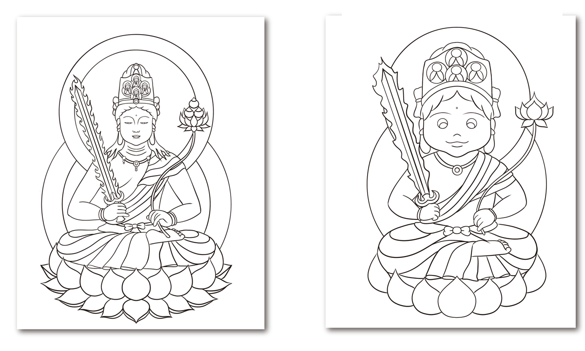 写仏のすすめ仏さまを書いてみよう！